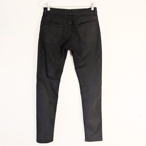 COS Washed Black Low Rise Skinny Fit Five Pocket Button Fly Pants - Picture 2 of 8